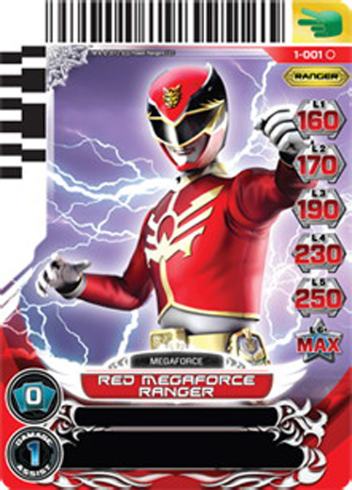 Red Megaforce Ranger 001